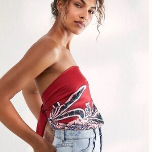 Free People Spellbound Bodysuit Strapless
